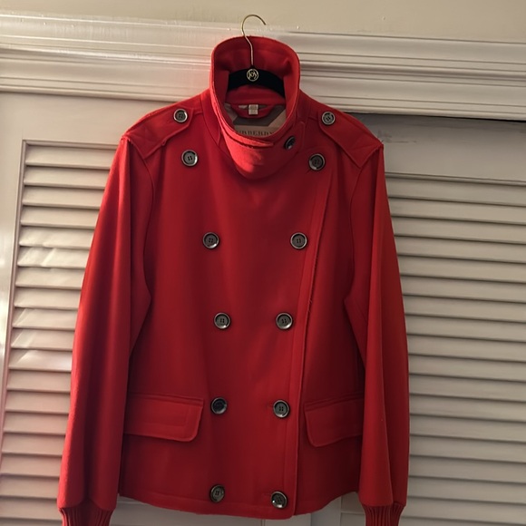 DRASTICALLY REDUCED - Burberry Brit Wool Bomber Jacket - Picture 5 of 13